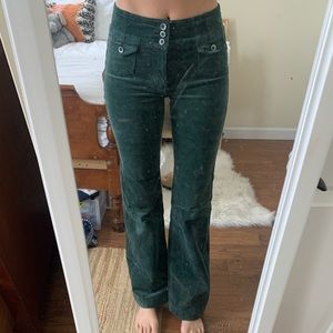 Anthropology Green Cords.